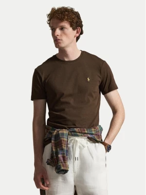 Obrázek produktu Polo Ralph Lauren T-Shirt 710671438533 Tmavě hnědá Custom Slim Fit