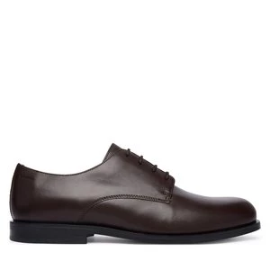Obrázek produktu Polobotky Calvin Klein Ess Rubber Derby Lth HM0HM02056 Tmavě hnědá