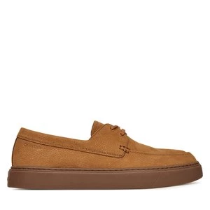 Obrázek produktu Polobotky Calvin Klein Hybrid Lace Up Boat Nu HM0HM01892 Hnědá