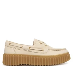 Obrázek produktu Polobotky Clarks Torhill Boat 26186302 Écru