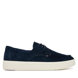 Obrázek produktu Polobotky Tommy Hilfiger Casual Suede Stitch Toe Hybrid FM0FM05707 Tmavomodrá
