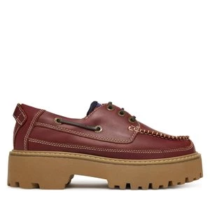 Obrázek produktu Polobotky Tommy Jeans Archive '01 Boat Shoe Leather EN0EN03003 Bordó