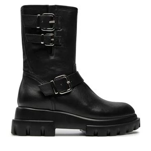 Obrázek produktu Polokozačky AGL Chunky Biker D756589PGKD0711013 Černá