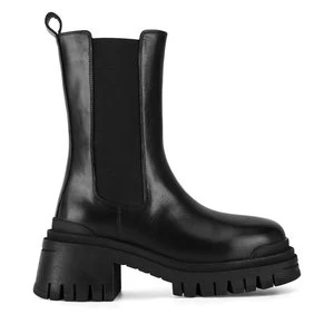 Obrázek produktu Polokozačky Badura IRINA-01W4-001 Černá