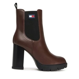 Obrázek produktu Polokozačky Tommy Jeans Tjw EN0EN02831 Hnědá
