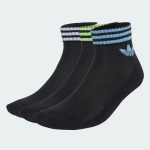 Obrázek produktu Ponožky 3-Stripes Ankle – 3 páry Adidas černá