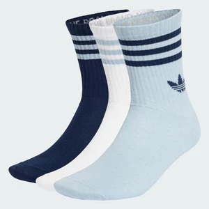 Obrázek produktu Ponožky 3-Stripes Crew – 3 páry Adidas modrá