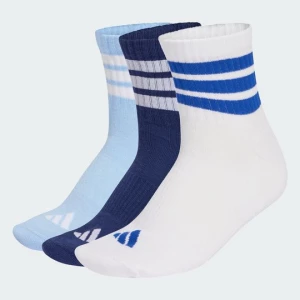 Obrázek produktu PONOŽKY 3 STRIPES CUSHIONED SPORTSWEAR MID CUT – 3 PÁRY Adidas modrá