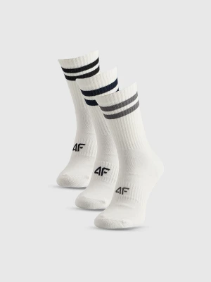 Obrázek produktu Ponožky dlouhé (3-pack) pánské - bílé 4F