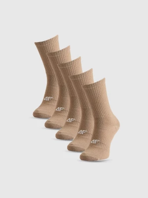 Obrázek produktu Ponožky dlouhé (5-pack) dámské - béžové 4F