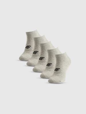 Obrázek produktu Ponožky kotníkové (5-pack) pánské - šedé 4F