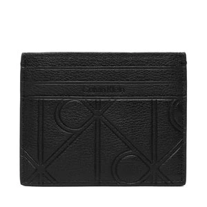Obrázek produktu Pouzdro na kreditní karty Calvin Klein Xl Emblem Aop Emboss Card Case LV04D1174G Černá