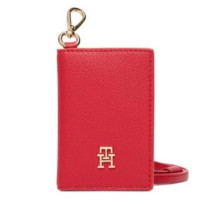 Obrázek produktu Pouzdro na kreditní karty Tommy Hilfiger Th Icon Cc Holder W/Strap AW0AW18480 Červená