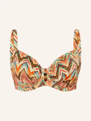 Obrázek produktu Primadonna Bikini Top S Kosticemi Tubou oranžová / žlutá / tyrkysová