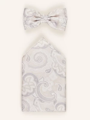 Obrázek produktu Prince Bowtie Sada: Motýlek A Kapesníček Do Náprsní Kapsy béžová