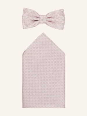 Obrázek produktu Prince Bowtie Sada: Motýlek A Kapesníček Do Náprsní Kapsy růžová / bílá / tmavě modrá