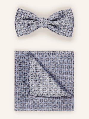 Obrázek produktu Prince Bowtie Sada: Motýlek A Kapesníček Do Náprsní Kapsy tmavě modrá / bílá / hnědá