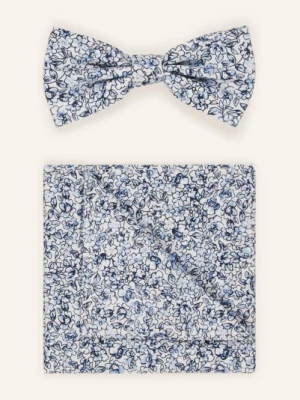 Obrázek produktu Prince Bowtie Sada: Motýlek A Kapesníček Do Náprsní Kapsy tmavě modrá / bílá / tmavě modrá