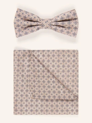 Obrázek produktu Prince Bowtie Sada: Motýlek A Kapesník béžová / modrá / bílá