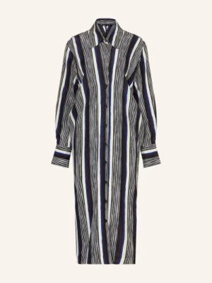 Obrázek produktu Proenza Schouler Hedvábné Šaty Amira černá / modrá / bílá