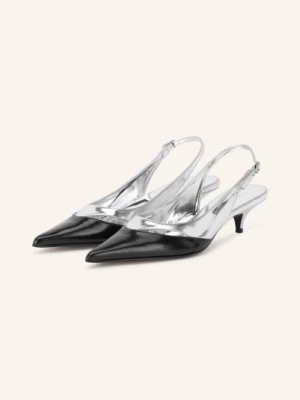Obrázek produktu Proenza Schouler Lodičky Slash černá / stříbrná