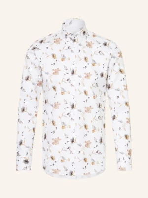 Obrázek produktu Profuomo Košile Slim Fit bílá / hnědá / šedá
