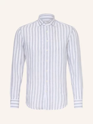 Obrázek produktu Profuomo Lněná Košile Slim Fit černošedá / bílá