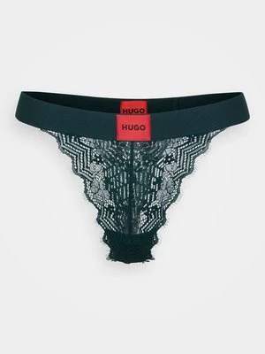 Obrázek produktu Provázková tanga Hugo tmavě zelená