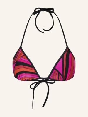 Obrázek produktu Pucci Trojúhelníkový Vršek Bikin růžová / červená / černá