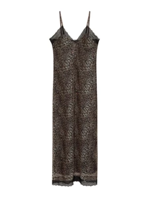 Obrázek produktu Pull&Bear Šaty  hnědá / světle šedá / černá