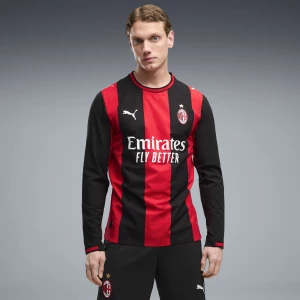 Obrázek produktu PUMA AC Milan 26/27 Home Authentic Long Sleeve Jersey Men, Clothing, Black/Red
