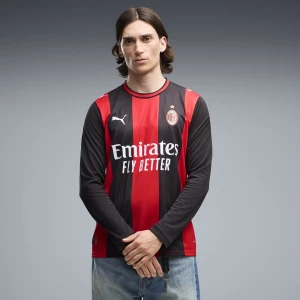 Obrázek produktu PUMA AC Milan 26/27 Long Sleeve Home Jersey Men, Clothing, Black/Red,