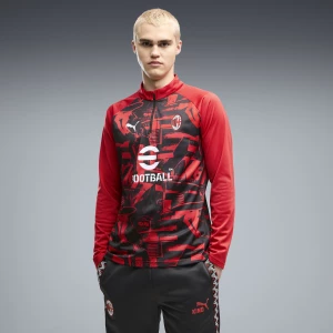 Obrázek produktu PUMA AC Milan Warmup Quarter-Zip Top Men, Men, Red/Black,