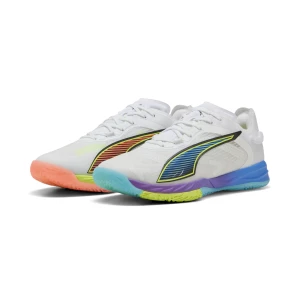 Obrázek produktu PUMA Accelerate NITRO™ SQD 4 Game On Handball Shoes Unisex, Shoes, White/Glowing Red/Ultra Blue
