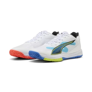 Obrázek produktu PUMA Accelerate Turbo 4 Game On Handball Shoes Unisex, Shoes, White/Glowing Red/Ultra Blue