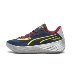 Obrázek produktu PUMA All-Pro NITRO™ Polar Express Basketball Shoes, Shoes, Club Navy/Intense Red/Golden Fog,