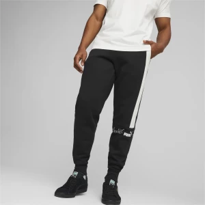 Obrázek produktu PUMA Around the Block Fleece Pants Men, Clothing, Black/White,