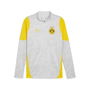 Obrázek produktu PUMA Borussia Dortmund Training Quarter-Zip Top Men, Sport, Silver Mist/Faster Yellow