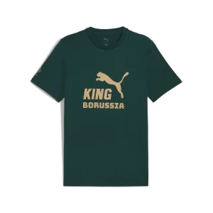 Obrázek produktu PUMA Borussia Mönchengladbach KING Logo Tee Men, Sport, Dark Myrtle/Gold