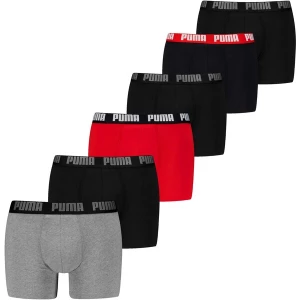 Obrázek produktu PUMA Boxerky 'Everyday'  šedý melír / červená / černá / bílá