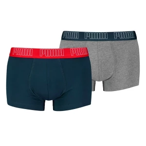 Obrázek produktu PUMA Boxerky  modrá / šedá / krvavě červená