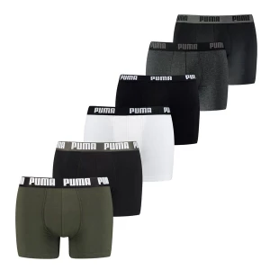 Obrázek produktu PUMA Boxerky  šedá / zelená / černá / offwhite