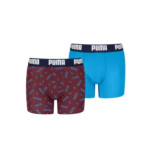 Obrázek produktu PUMA Boys' Boxers (2-Pack), Clothing, Dark Red/Blue,