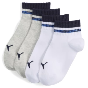 Obrázek produktu PUMA Boys' Quarter Socks (2-Pack), Kids, White/Blue,