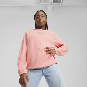 Obrázek produktu PUMA BUTTERFLY VIBE Crew Top Youth, Clothing, Pink Fruit,