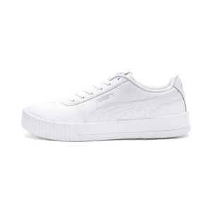 Obrázek produktu PUMA Carina Leather Women's Trainers, Shoes, White/Silver,