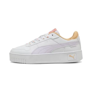 Obrázek produktu PUMA Carina Street Lacey Sneakers Youth, Shoes, White/Lilac Frost/Almost Apricot,