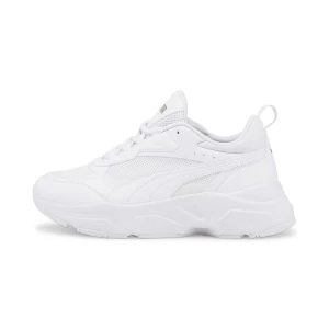 Obrázek produktu PUMA Cassia Women's Trainers, Shoes, White/Gold,