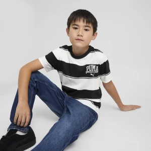 Obrázek produktu PUMA Class Striped Tee Youth, Clothing, Black,