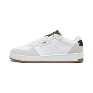 Obrázek produktu PUMA Court Classic Lux SD Unisex Sneakers, Shoes, White/Feather Gray/Black